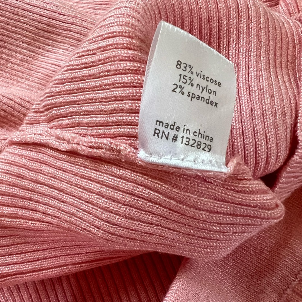 Pink Ribbed Skirt Set - Picture 6 of 6